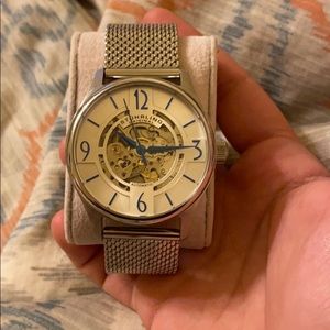 stuhrling adjustable silver watch